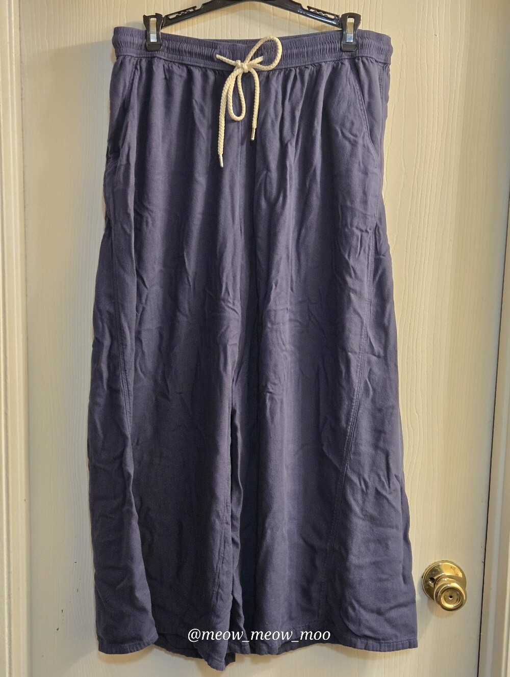 1 Pair SO Blue Gray Pull-On Pants